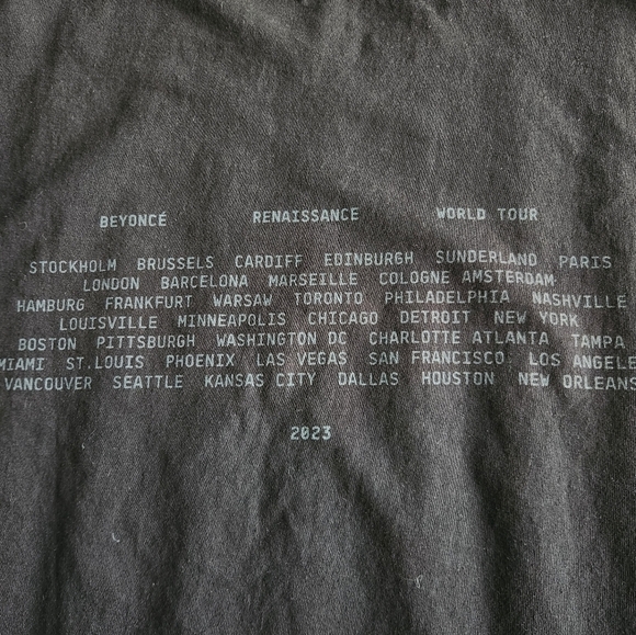 Beyonce Renaissance World Tour T-Shirt Mens Size Large - Picture 4 of 5